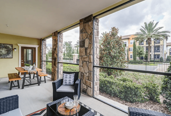 Private patios & balconies